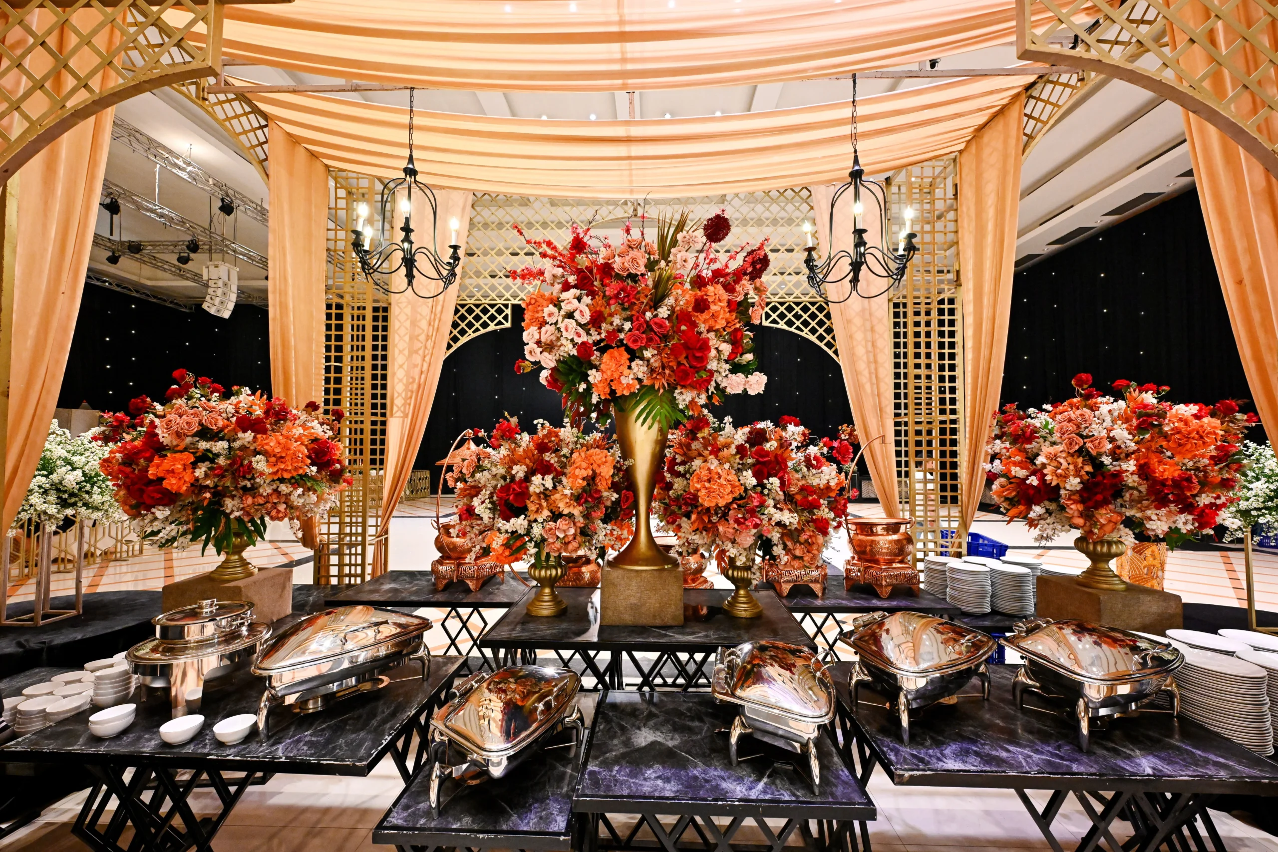Catering Coordination service of praise celebrations